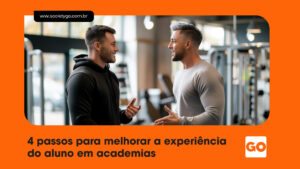 experiência do aluno em academias